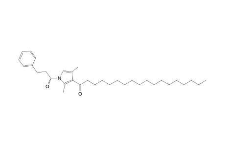 2,4-Dimethyl-3-octadecanoyl-1-(3'-phenylpropionyl)-pyrrole