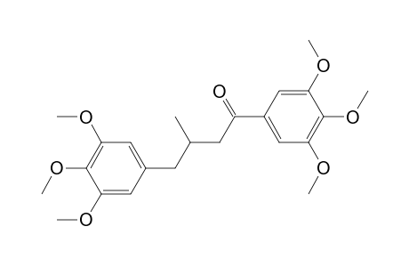 3-Methyl-1,4-bis(3,4,5-trimethoxyphenyl)butan-1-one