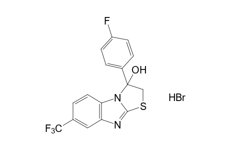 2,3-dihydro-3-(p-fluorophenyl)-7-(trifluoromethyl)thiazolo[3,2-a]benzimidazol-3-ol,monohydrobromide