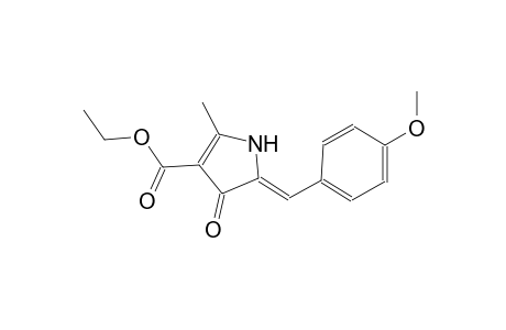 ethyl (5Z)-5-(4-methoxybenzylidene)-2-methyl-4-oxo-4,5-dihydro-1H-pyrrole-3-carboxylate