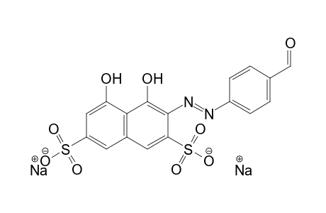 2,7-Naphthalenedisulfonic acid, 3-[(4-formylphenyl)azo]-4,5-dihydroxy-, disodium salt