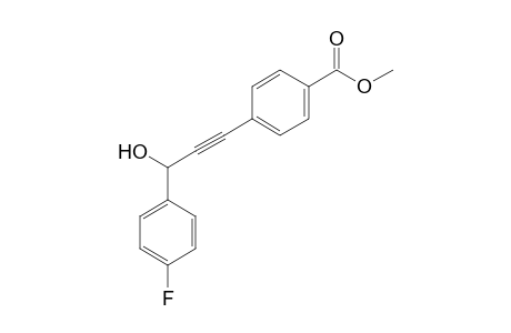 1-(4'-Fluorophenyl)-3-(4"-carbomethoxyphenyl)proprg-2-yn-1-ol