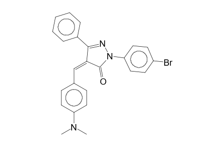 1-(4-Bromophenyl)-4-[4-(dimethylamino)benzylidene]-3-phenyl-2-pyrazolin-5-one