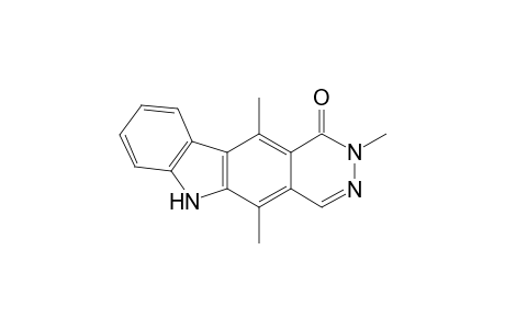 2,6-Dihydro-2,5,11-trimethyl-1H-pyridazino[4,5-b]carbazol-1-one