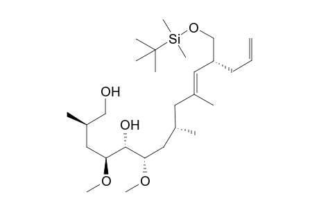 (2R,4S,5R,6S,8S,10E,12R)-12-(tert-Butyldimethylsilyl)oxymethyl-4,6-dimethoxy-2,8,10-trimethyl-10,14-pentadecadiene-1,5-diol