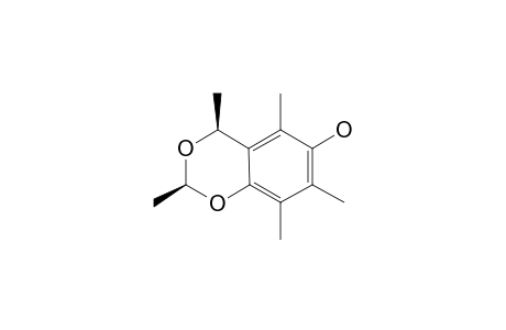 2,4,5,7,8-PENTAMETHYL-4H-1,3-BENZODIOXIN-6-OL;CIS-ISOMER;3-OXA-2,4,5,7,8-PENTAMETHYL-4H-1,3-BENZODIOXIN-6-OL