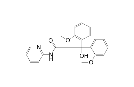 2-hydroxy-2,2-bis(2-methoxyphenyl)-N-(2-pyridinyl)acetamide