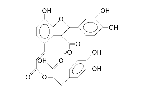 Lithospermic acid, anion