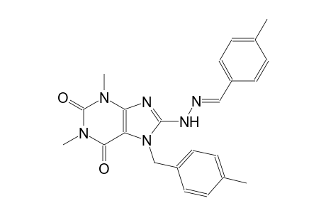 4-methylbenzaldehyde [1,3-dimethyl-7-(4-methylbenzyl)-2,6-dioxo-2,3,6,7-tetrahydro-1H-purin-8-yl]hydrazone
