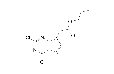 2,6-DICHLORO-9-(N-PROPOXYCARBONYLMETHYL)-PURINE
