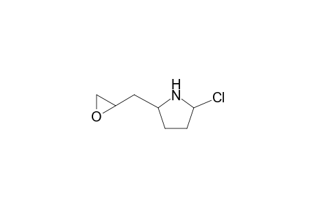 2-Chloro-5-(2-oxiranylmethyl)pyrrolidine