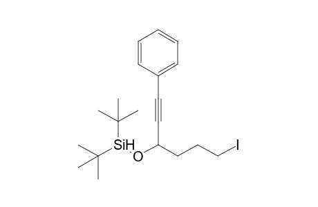 Di-tert-butyl-[1-(3-iodopropyl)-3-phenylprop-2-ynyloxy]silane