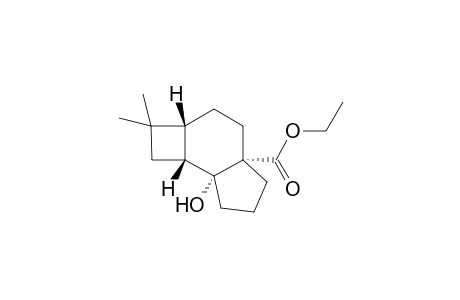 (2aR,4aS,7aR,7bR)-7a-hydroxy-2,2-dimethyl-1,2a,3,4,5,6,7,7b-octahydrocyclobuta[g]indene-4a-carboxylic acid ethyl ester