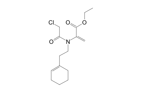 ETHYL-2-[N-(2-CYCLOHEX-1-ENYLETHYL)-2-CHLOROETHANAMIDO]-PROPENAOTE