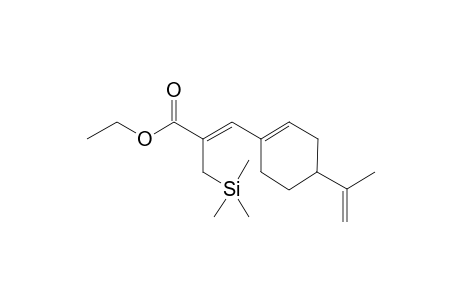 Ethyl 3-(4-Isopropenylcyclohex-1-en-1-yl)-2-(trimethylsilylmethyl)prop-2-enoate