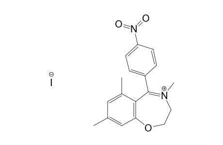 4,6,8-Trimethyl-5-(4-nitrophenyl)-2,3-dihydro-1,4-benzoxazepinium Iodide