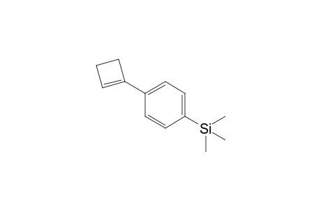 4-(1-Cyclobutenyl)trimethylsilylbenzene