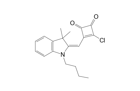 3-(1-Butyl-3,3-dimethylindolin-2-ylidenemethyl)-4-chlorocyclobut-3-ene-1,2-dione