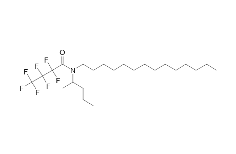 Heptafluorobutyramide, N-(2-pentyl)-N-tetradecyl-