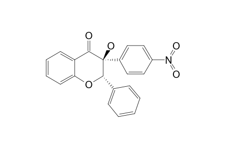 2,3-DIHYDRO-I-3-HYDROXY-C-3-(4-NITROPHENYL)-R-2-PHENYL-4H-1-BENZOPYRAN-4-ONE