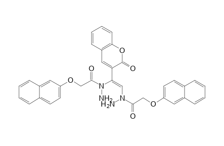 N',N''-[(Z)-1-(2-Oxo-2H-chromen-3-yl)ethene-1,2-diyl]bis[2-(naphthalen-2-yloxy)acetohydrazide]