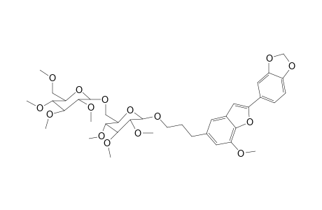 Egonol hepta-O-methylgentiobioside