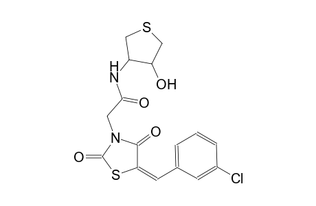 3-thiazolidineacetamide, 5-[(3-chlorophenyl)methylene]-2,4-dioxo-N-[(3S,4R)-tetrahydro-4-hydroxythienyl]-, (5E)-