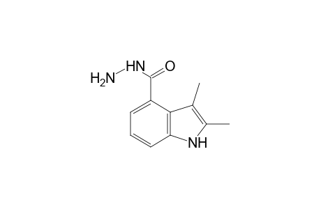 2,3-dimethylindole-4-carboxylic acid, hydrazide