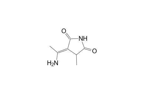 2,5-Pyrrolidinedione, 3-(1-aminoethylidene)-4-methyl-
