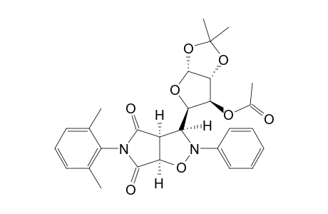 2-PHENYL-3-(1,2-O-ISOPROPYLIDENE-3-ACETOXY-ALPHA-D-XYLO-TETRAFURANOS-4-YL)-5-(2,6-DIMETHYLPHENYL)-4,6-DIOXO-2,3,3A,4,6,6A-HEXAHYDROPYRROLO-[3,4-D]-