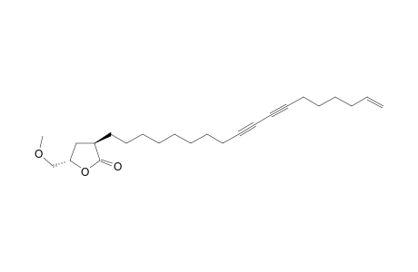 3R,5S)-5-(methoxymethyl)-3-(octadeca-17-en-9,11-diyn-1-yl)dihydrofuran-2(3H)-one