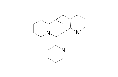 Quinolizino[1,2,3-gh]quinoline, perhydro-11-(2-piperidyl)-