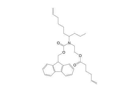 2-[9H-fluoren-9-ylmethoxycarbonyl(1-propylhept-6-enyl)amino]ethyl hex-5-enoate