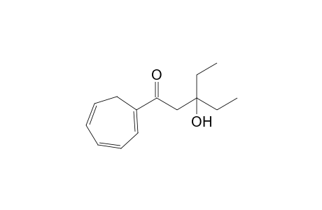 1-(3-Hydroxy-3-ethyl-1-oxopentyl)-1,3,5-cycloheptatriene