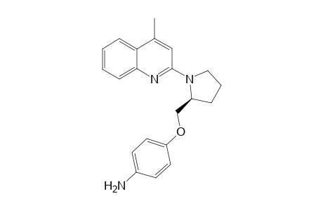(S)-4-[[1-(4-Methylquinolin-2-yl)pyrrolildin-2-yl]methoxy]aniline