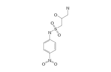 3-AMINO-2-HYDROXY-N-(4-NITROPHENYL)-PROPANE-1-SULFONAMIDE