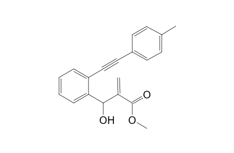 Methyl 2-(hydroxy(2-(p-tolylethynyl)phenyl)methyl)acrylate