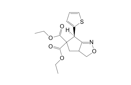 trans-5,5-Diethoxycarbonyl-3a,4-dihydro-6-(2-thienyl)-3H,6H-cyclopentas[3.4-c]isoxazole