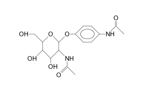 P-Acetamido-phenyl 2-acetamido-2-deoxy-B-D-glucopyranoside
