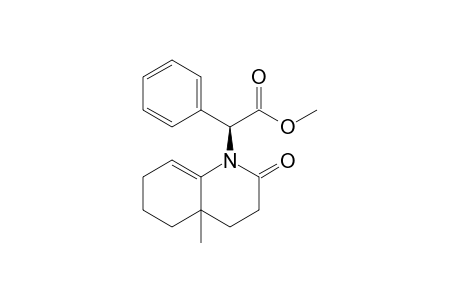 4a-Methyl-1-[(S)-.alpha.-(carbomethoxy)benzyl]-1,3,4,5,6,7-hexahydroquinoline-2-one isomer
