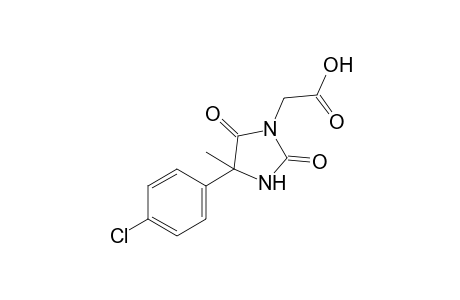 4-(p-chlorophenyl)-2,5-dioxo-4-methyl-1-imidazolidineacetic acid