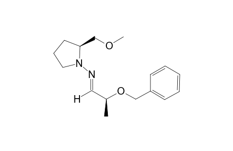 (E)-[(2S)-2-benzoxypropylidene]-[(2S)-2-(methoxymethyl)pyrrolidino]amine