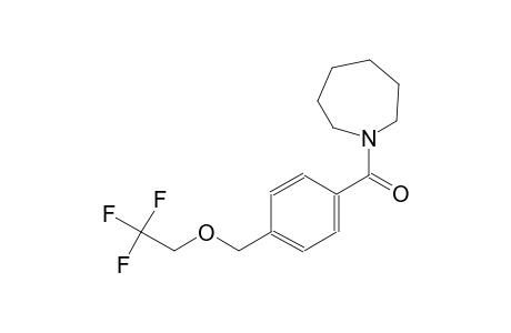 1H-azepine, hexahydro-1-[4-[(2,2,2-trifluoroethoxy)methyl]benzoyl]-