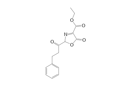 ETHYL-5-OXO-2-(3-PHENYLPROPANOYL)-2,5-DIHYDROISOXAZOLE-4-CARBOXYLATE