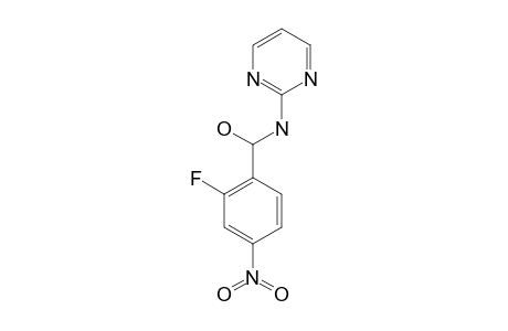 (2-FLUORO-4-NITROPHENYL)-(PYRIMIDIN-2-YLAMINO)-METHANOL