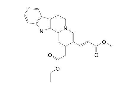 (E)-3-[2-(2-ethoxy-2-keto-ethyl)-2,6,7,12-tetrahydropyrido[6,1-a]$b-carbolin-3-yl]acrylic acid methyl ester