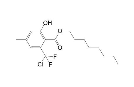 Octyl 2-[Chloro(difluoro)methyl]-6-hydroxy-4-methylbenzoate