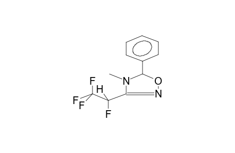 3-(1,2,2,2-TETRAFLUOROETHYL)-4-METHYL-5-PHENYL-1,2,4-OXADIAZOLINE-3