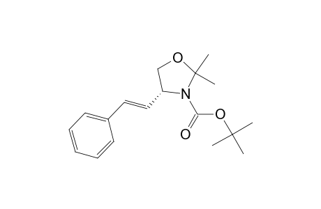 (4R)-2,2-dimethyl-4-[(E)-2-phenylethenyl]-3-oxazolidinecarboxylic acid tert-butyl ester