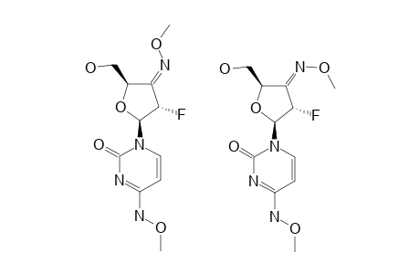 1-[(E)/(Z)-2',3'-DIDEOXY-2'-FLUORO-3'-(METHOXYIMINO)-BETA-D-ERYTHRO-PENTOFURANOSYL]-N(4)-METHOXY-CYTOSINE